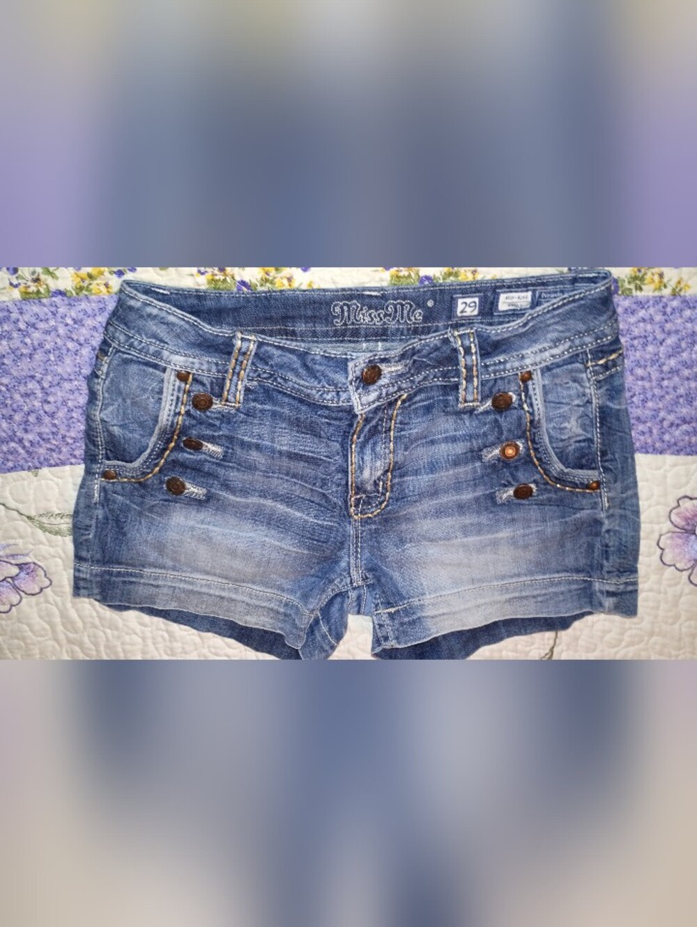 Miss Me Denim Jean Shorts 29 9 Distressed